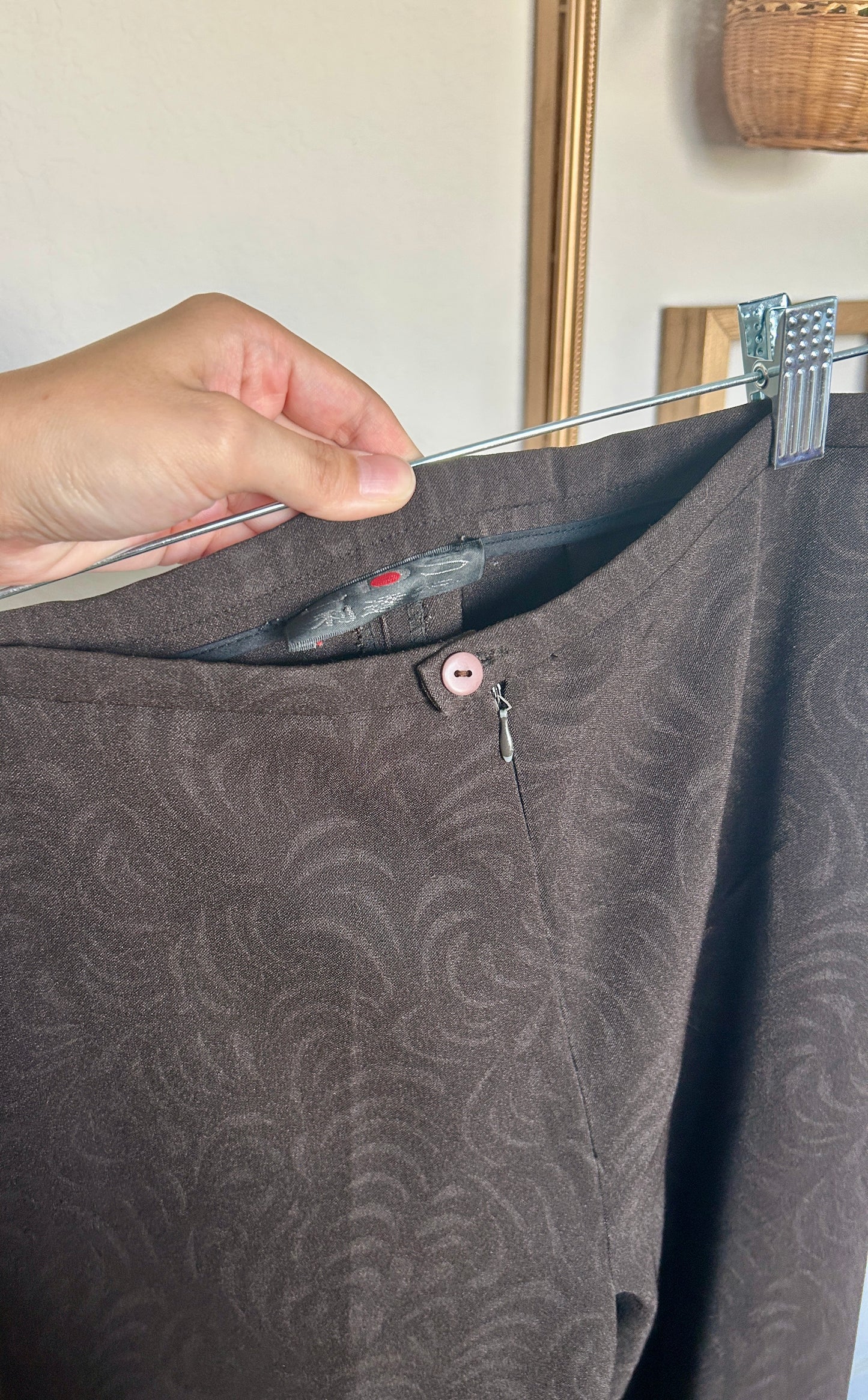 LDS Brown Swirl Trousers (M/L)