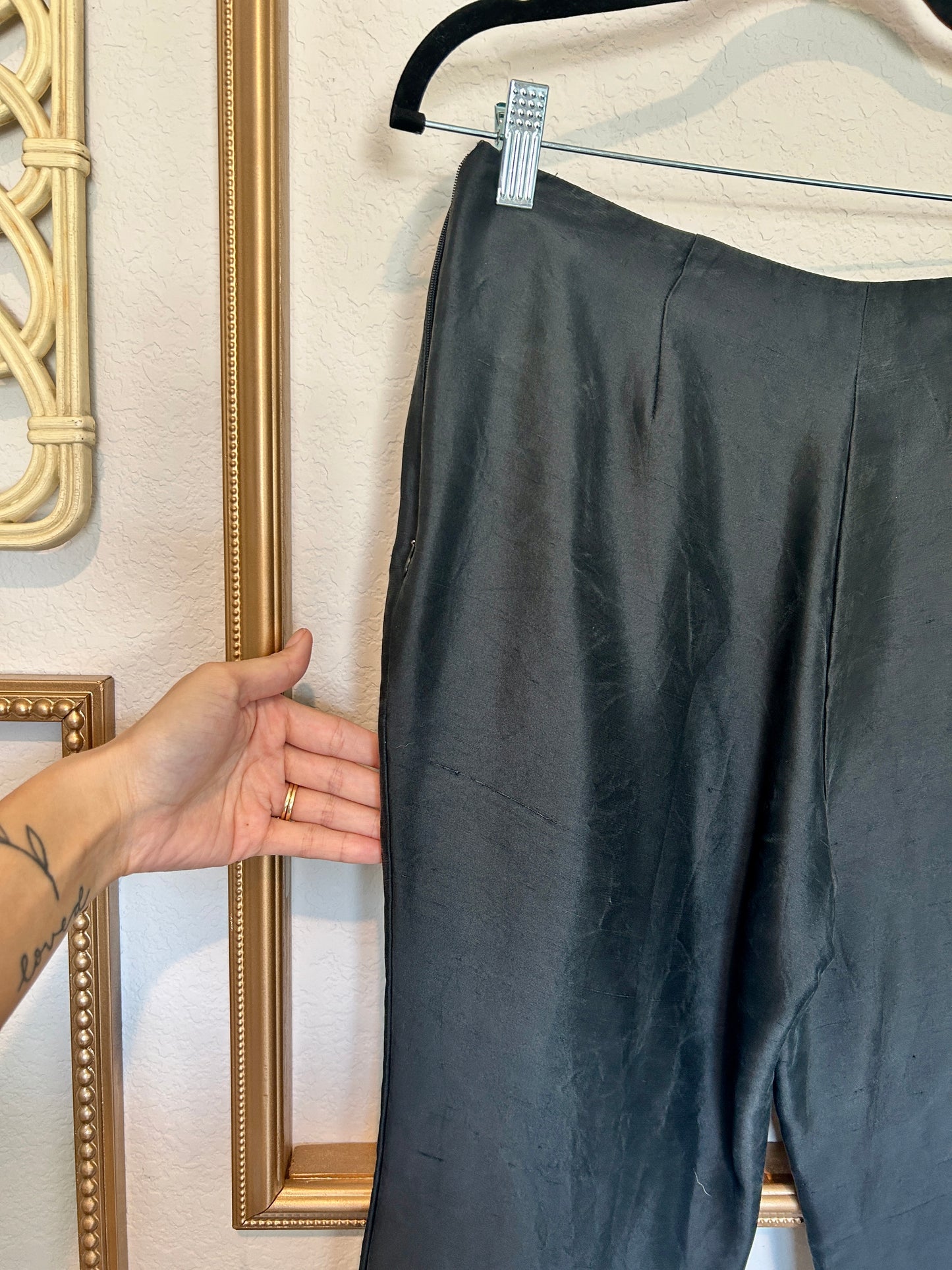 Ann Taylor Silk Sequin Pants