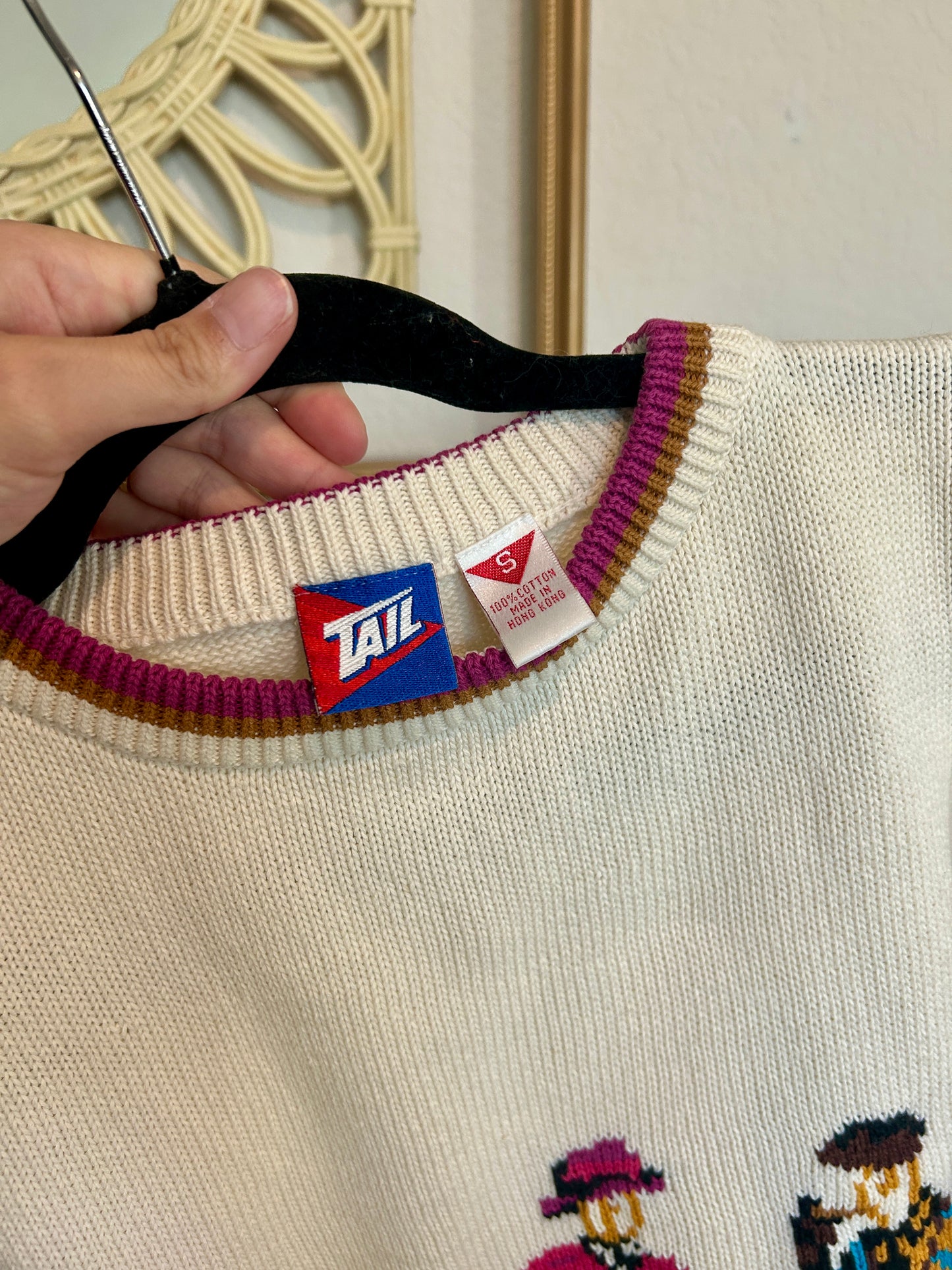 Tail Western Graphic Knit Sweater (XS-M)