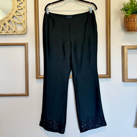 Ann Taylor Silk Sequin Pants