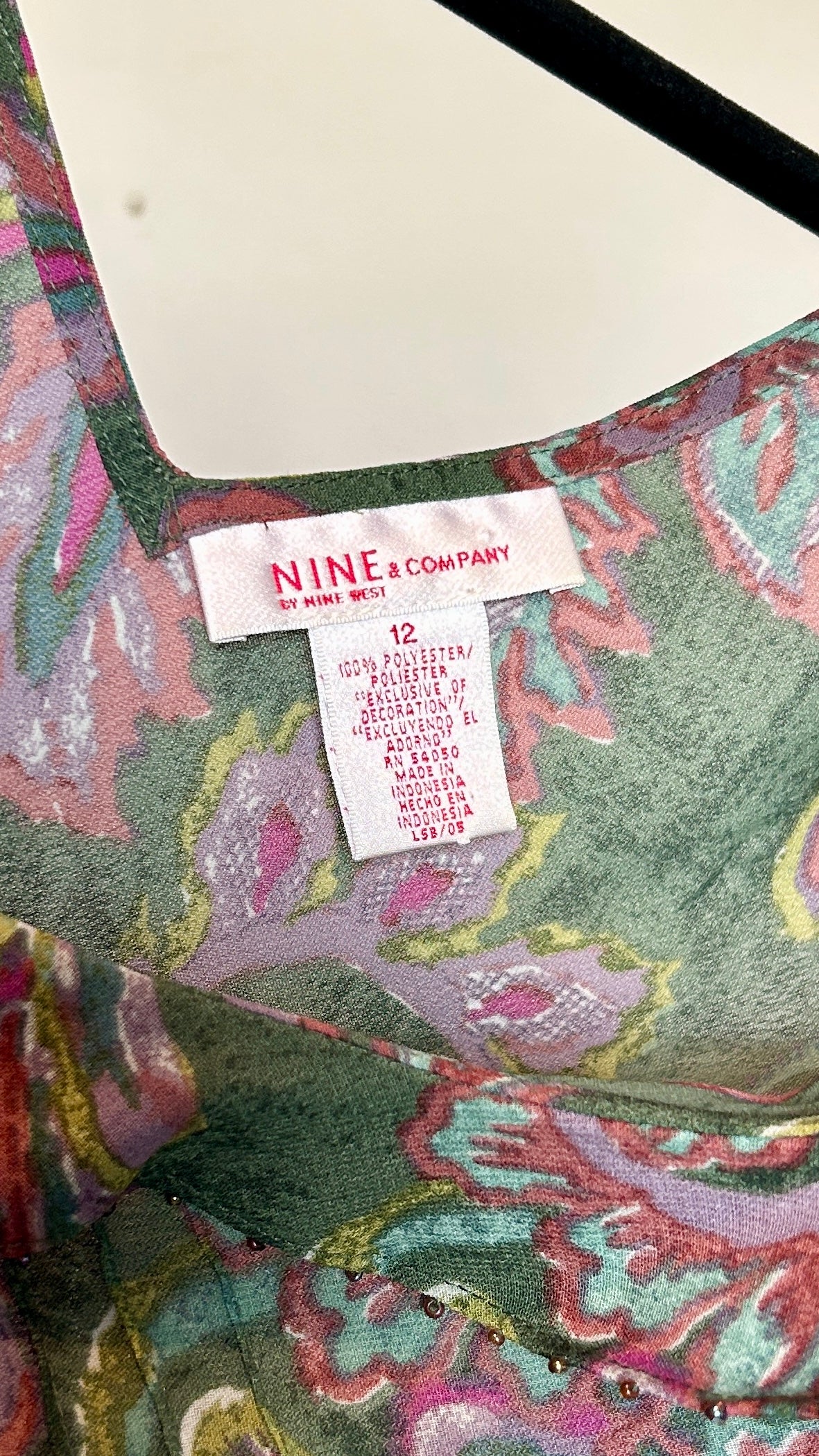 Nine & Co by Ninewest Green Blouse (M/L)
