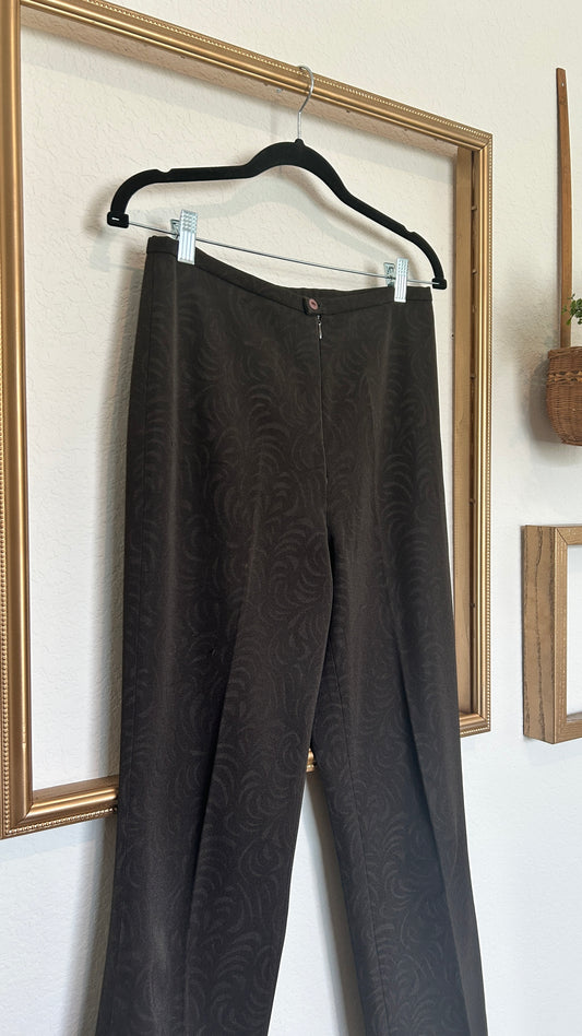 LDS Brown Swirl Trousers (M/L)