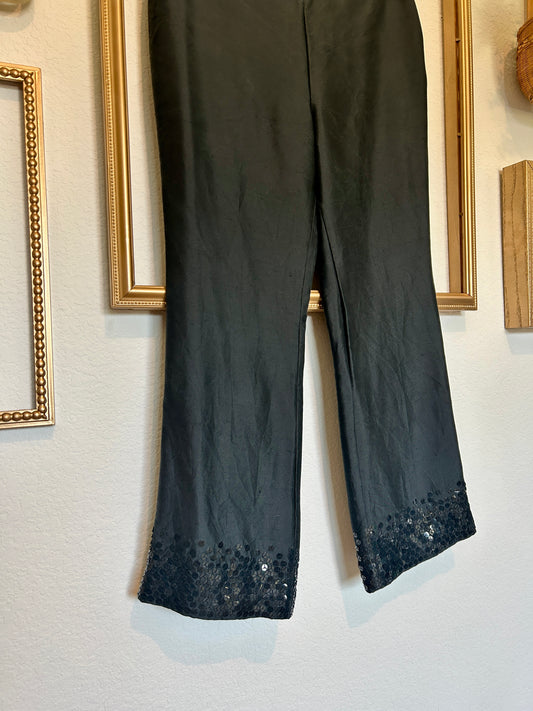 Ann Taylor Silk Sequin Pants