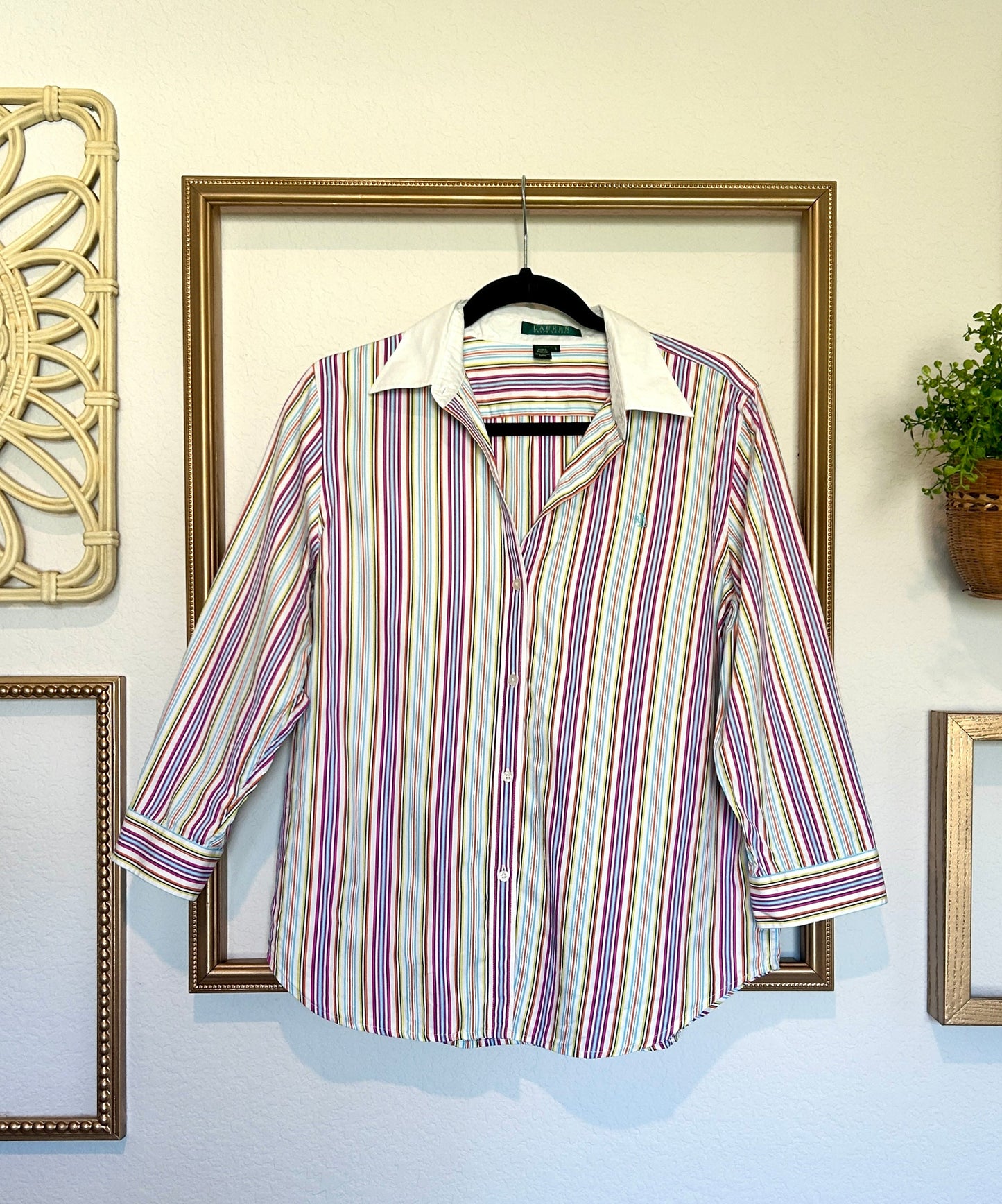 Ralph Lauren Striped Button Up (M-XL)