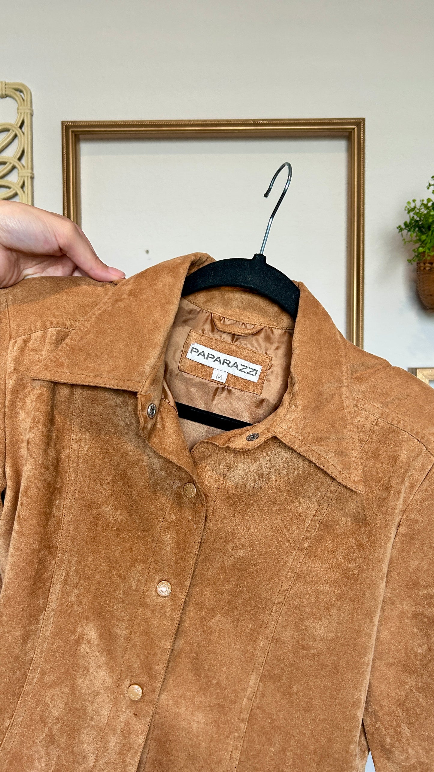 Paparazzi Suede Style Jacket (S/M)