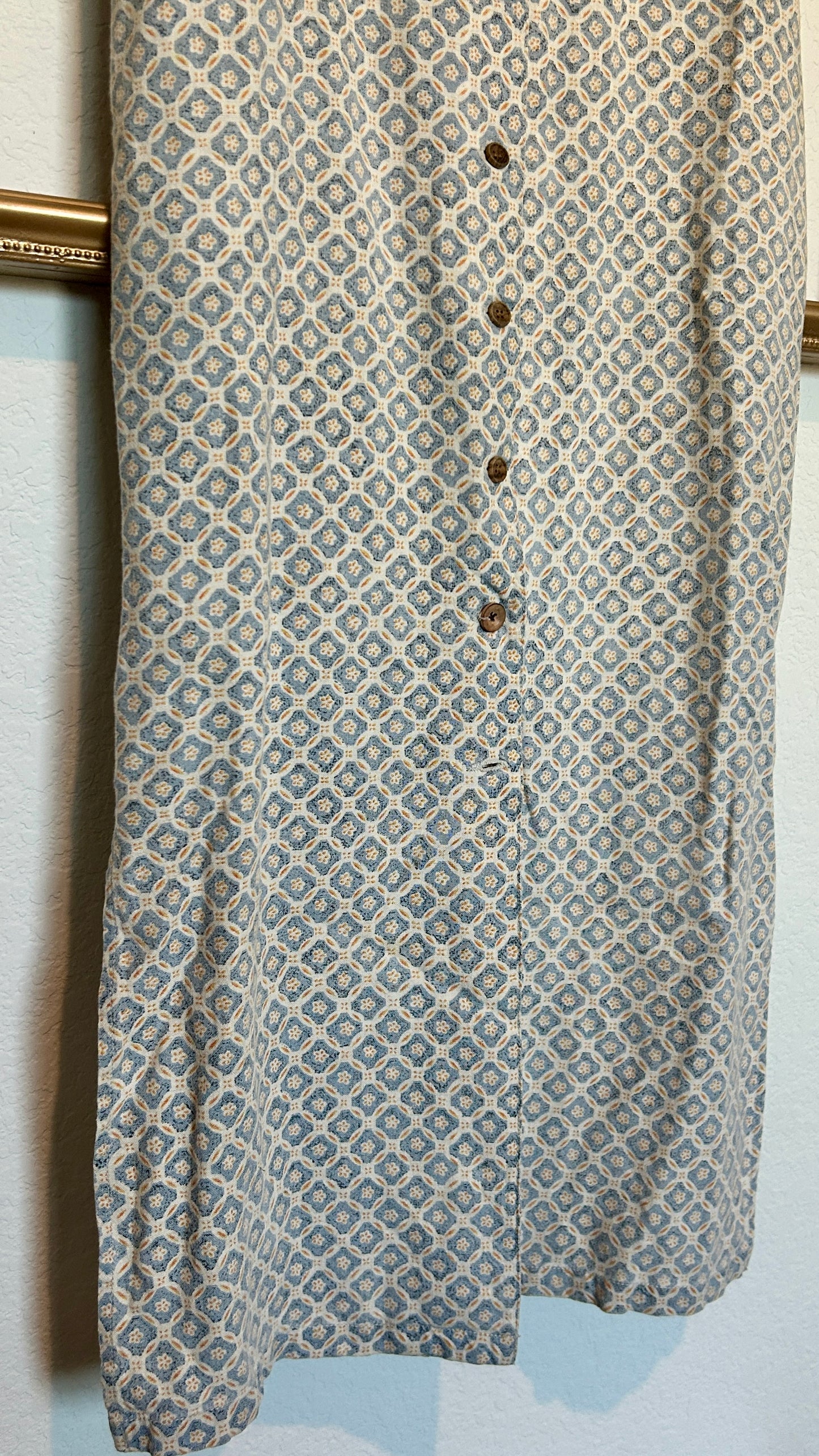 Tomboy Tank Floral Button Midi Dress (S/M)