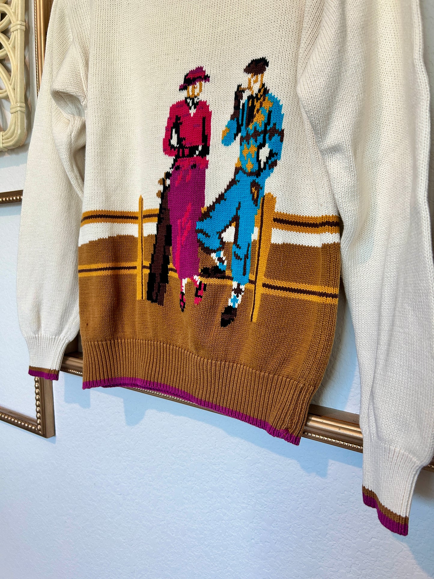 Tail Western Graphic Knit Sweater (XS-M)