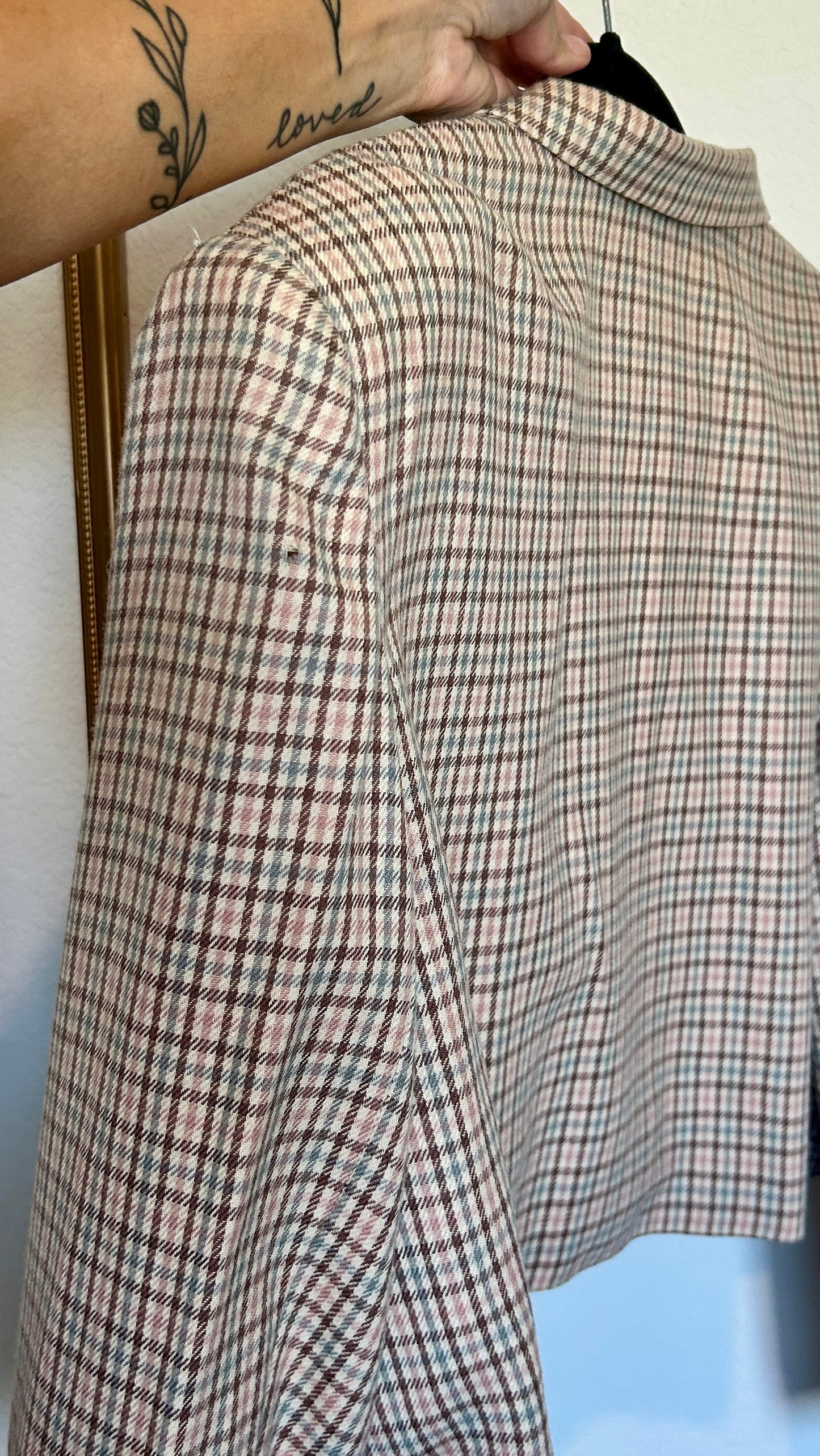 Charter Club Cropped Plaid Blazer (M-XL)